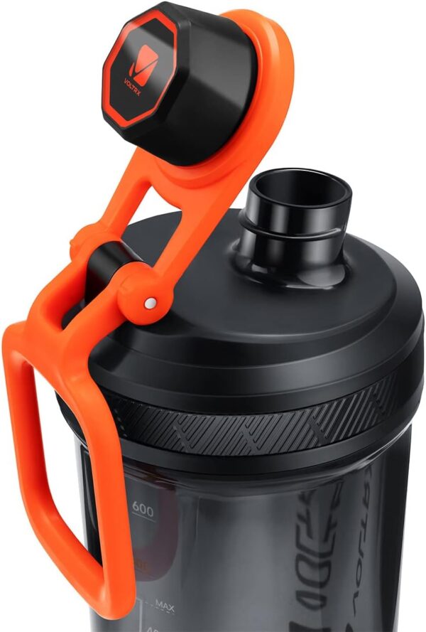 VOLTRX Electric Protein Shaker Bottle - USB Rechargeable Mixer Cup for Shakes and Meal Replacements, BPA-Free Tritan, 24oz - Image 8