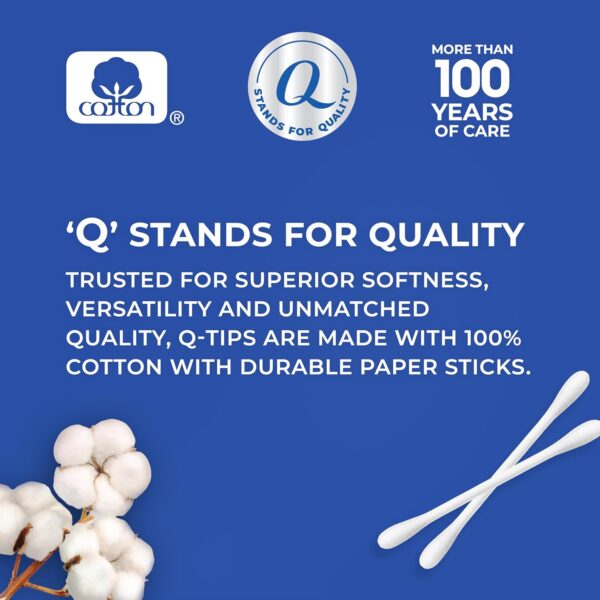 Q-tips Swabs Travel Pack,30 Count, Pack of 1 blue - Image 3