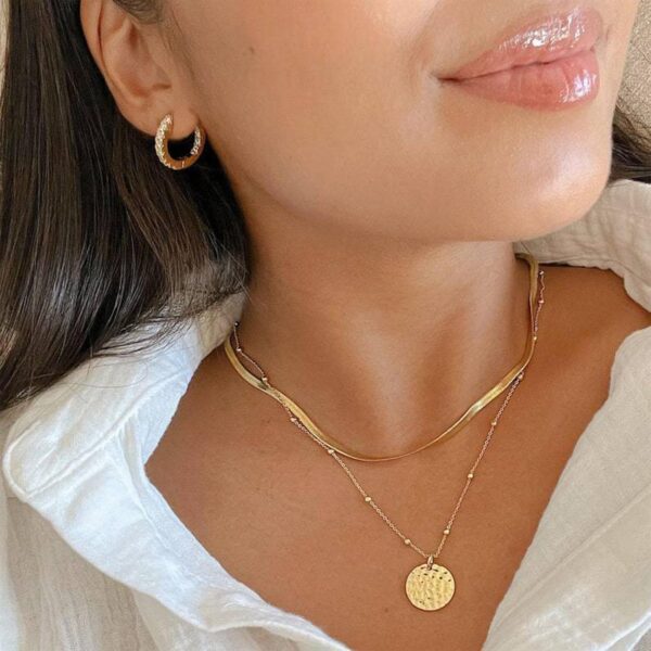 NEWITIN 69 Pieces Gold Jewelry Set for Women Fashion Costume Jewelry Gold Plated Necklace Bracelet Earrings Set for Women - Image 6