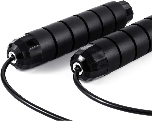 BOOMIBOO Jump Rope, Adjustable Jump Ropes,Skipping Rope Tangle-Free Rapid Speed with Ball Bearings for Women Men Kids,Exercise & Slim Body Jumprope at Home School Gym - Image 4