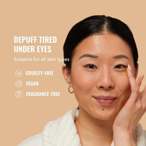 Good Molecules Yerba Mate Wake Up Eye Gel - Yerba Mate, Hyaluronic Acid and Caffeine to Hydrate, Minimize Puffiness and Swelling - Skincare for Face - Image 3