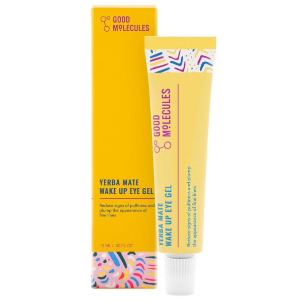 Good Molecules Yerba Mate Wake Up Eye Gel - Yerba Mate, Hyaluronic Acid and Caffeine to Hydrate, Minimize Puffiness and Swelling - Skincare for Face - Image 2