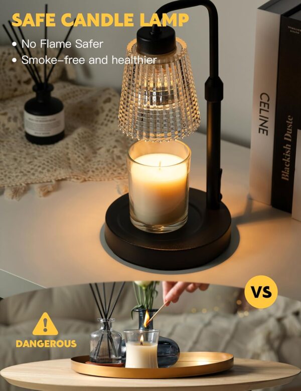 Candle Warmer Lamp with Timer Dimmable, Birthday Gifts for Women Mom, House Warming Gifts New Home Decor, Wax Melt Warmer for Jar Candles - Image 3