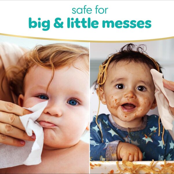 Pampers Sensitive Baby Wipes, Water Based, Hypoallergenic and Unscented, 8 Flip-Top Packs, 4 Refill Packs (1008 Wipes Total) - Image 8