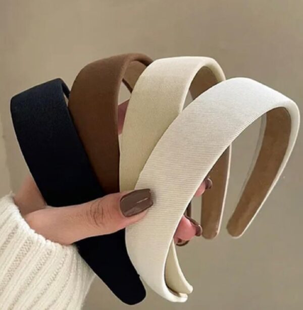 Headbands for Women Non Slip Trendy Headbands for Women’s Hair 1 inch Wide Cute Headband for Girls, Fall Head Bands Elastic Hair Bands for Womens Fashion Accessories for Women 4PCS - Image 2