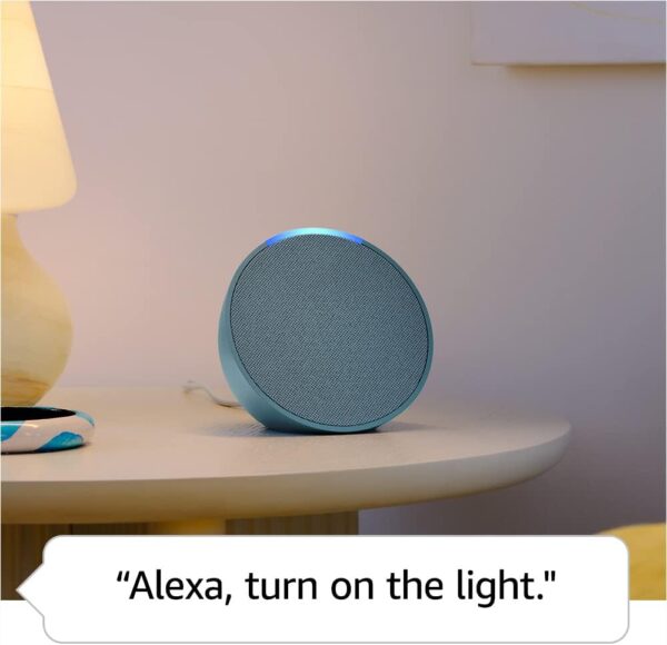 Amazon Echo Pop (newest model), Our smallest Alexa speaker, Fits in any room, Charcoal - Image 5