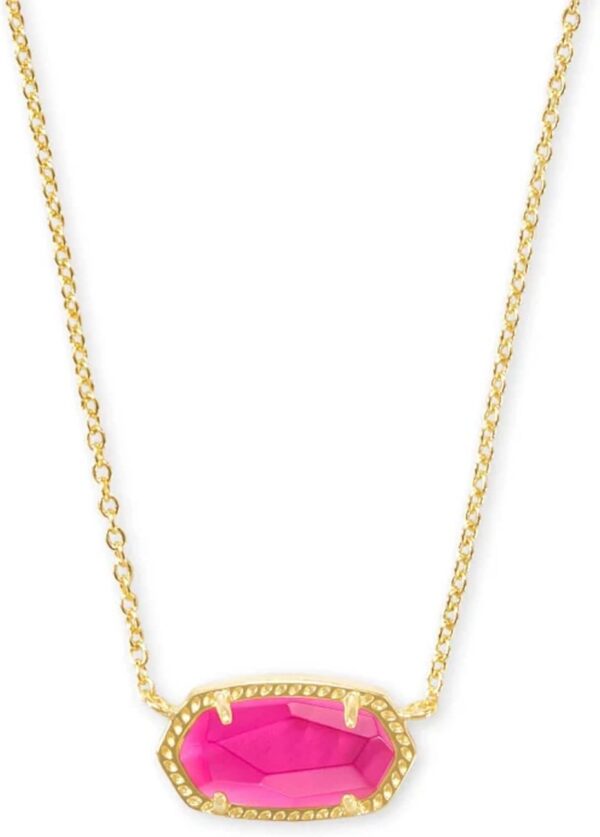 Kendra Scott Elisa Pendant Necklace for Women, Fashion Jewelry, 14k Gold-Plated - Image 2