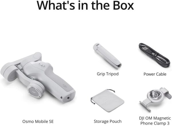 DJI Osmo Mobile SE, 3-Axis Phone Gimbal, Portable and Foldable, Gimbal Stabilizer for iphone, Andriod, ShotGuides, ActiveTrack 6.0, Vlogging Stabilizer for Youtube, TikTok, Travel - Image 7