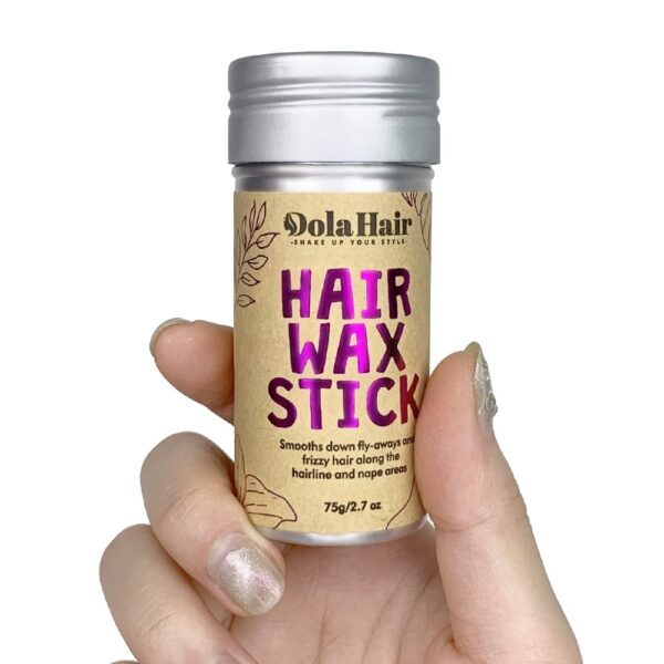 Dolahair Hair Wax Stick - Flyaway Control and Styling Pomade for Kids, Women, and Men - Hair Bun Maker and Accessorie (1 Pack of Wax) - Image 7