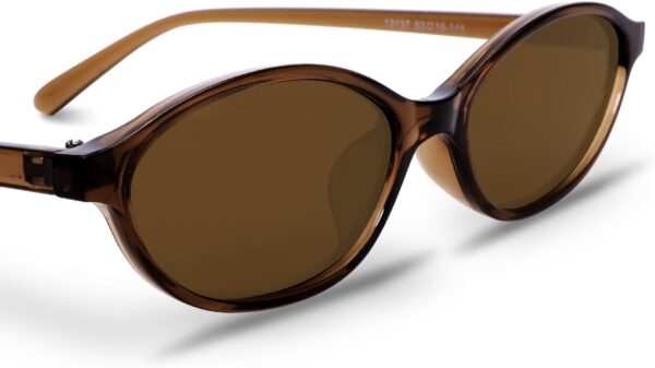 Retro Oval Sunglasses for Women Chic Cat Eye 90s Sunnies Lightweight Narrow Shades Trendy UV protection Sun Glasses - Image 10