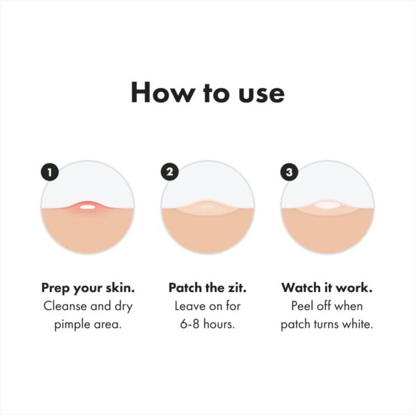 Mighty Patch™ Original patch from Hero Cosmetics - Hydrocolloid Acne Pimple Patch for Covering Zits and Blemishes in Face and Skin, Vegan-friendly and Not Tested on Animals (36 Count) - Image 7