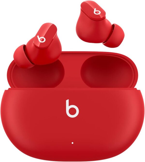 Beats Studio Buds - True Wireless Noise Cancelling Earbuds - Compatible with Apple & Android, Built-in Microphone, IPX4 Rating, Sweat Resistant Earphones, Class 1 Bluetooth Headphones - Red - Image 2
