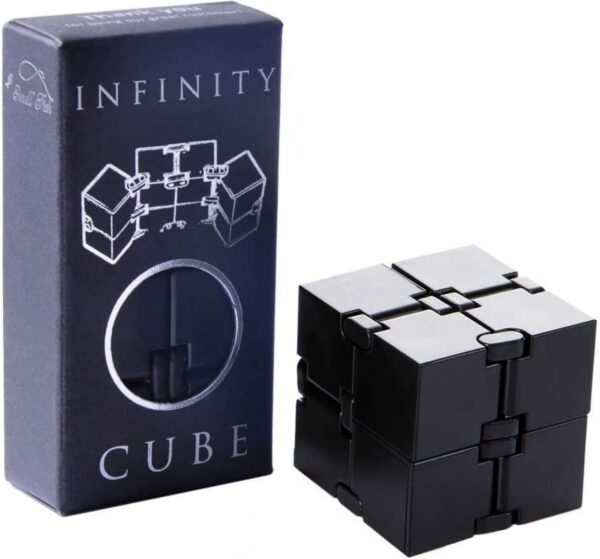 Infinity Cube Sensory Fidget Toy, EDC Fidgeting Game for Kids and Adults, Cool Mini Gadget Best for Stress and Anxiety Relief and Kill Time, Unique Idea That is Light on The Fingers and Hands - Image 2