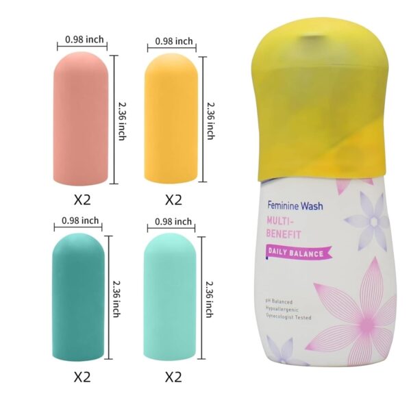 10 Pack Silicone Bottle Covers Travel Essentials for Women Men, Beach Vacation Essentials, Travel Size Toiletries Accessories, Cruise Ship Essentials 2025, Must Haves, Leak Proofing - Image 9
