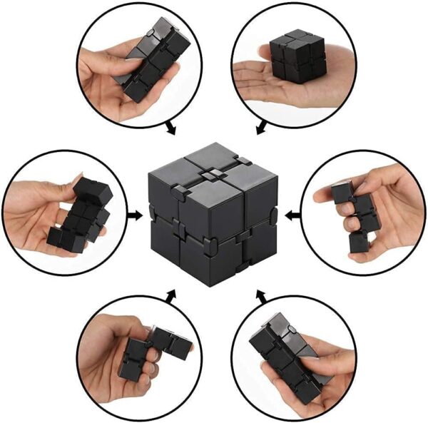 Infinity Cube Sensory Fidget Toy, EDC Fidgeting Game for Kids and Adults, Cool Mini Gadget Best for Stress and Anxiety Relief and Kill Time, Unique Idea That is Light on The Fingers and Hands - Image 7