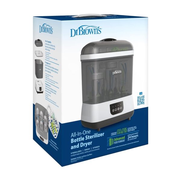 Dr. Brown's All-in-One Sterilizer and Dryer for Baby Bottles, Parts & Other Newborn Essentials - Image 25