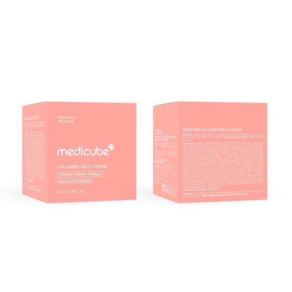 medicube Collagen Jelly Cream- Niacinamide & Freeze-Dried Hydrolyzed Collagen - Boosts skin's barrier hydration and gives 24h Glow & Lifted Look - No artificial color, Korean skincare (3.71 fl.oz.) - Image 10