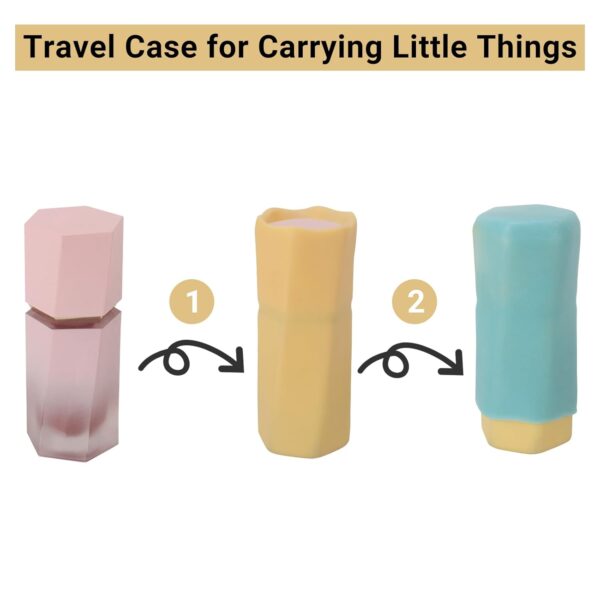 10 Pack Silicone Bottle Covers Travel Essentials for Women Men, Beach Vacation Essentials, Travel Size Toiletries Accessories, Cruise Ship Essentials 2025, Must Haves, Leak Proofing - Image 7