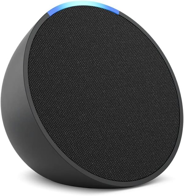 Amazon Echo Pop (newest model), Our smallest Alexa speaker, Fits in any room, Charcoal - Image 3