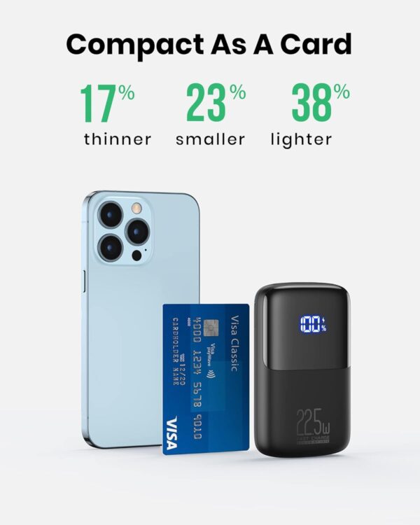 INIU Portable Charger, Smallest 22.5W 10000mAh Power Bank, USB C in/Output Fast Charging 3-Output Mini Battery Pack Charger with Phone Holder for iPhone 16 15 14 13 12 Samsung S23 Google iPad Tablet - Image 4