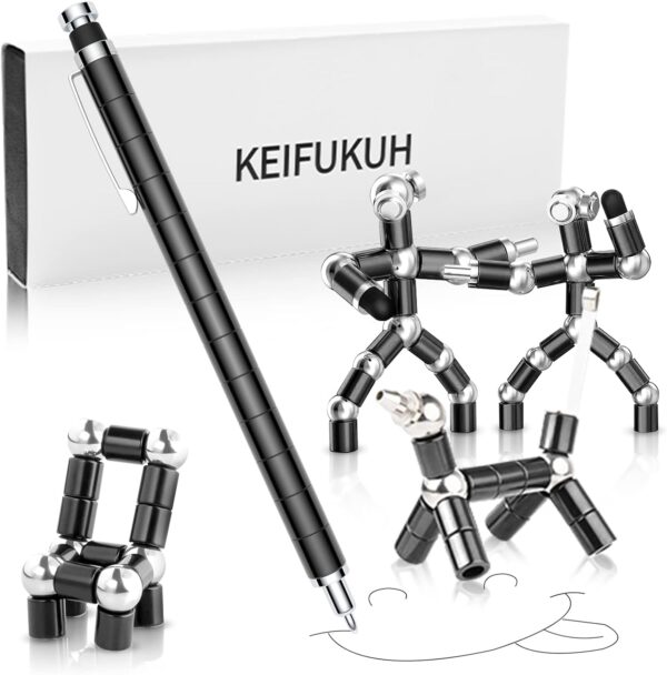 Fun Fidget Gel Pens Gifts - Fathers Day Dad Gifts, Cool Graduation Gift for Him Teen Boys, Unique Birthday Christmas Stocking Stuffers Easter Men Gadget for Decompression Pen for Writing & Fidgeting - Image 2