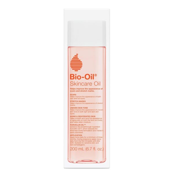 Bio-Oil Skincare Body Oil Serum, Face and Body Moisturizer with Vitamin E & A, for Scars, Stretch Marks, Sensitive Skin, All Skin Types, Dermatologist Recommended, Non-Comedogenic, 6.7 Oz - Image 2
