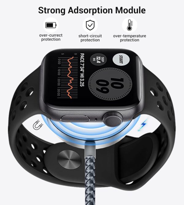 Temdan for Apple Watch Charger,3 in 2 USB C Cable for iPhone 16 Charger/Type C/Lightning,Multi Charging Cable Cord,Portable Travel Essentials Designed for iWatch Ultra/SE/10-1&iPhone 16-12-4FT - Image 7