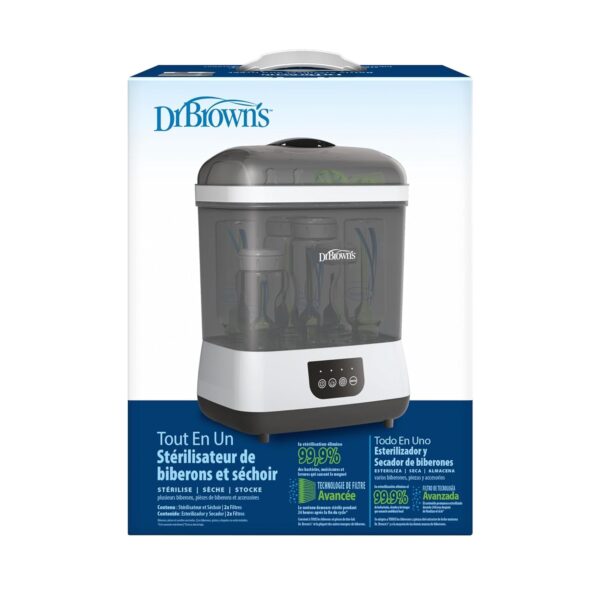 Dr. Brown's All-in-One Sterilizer and Dryer for Baby Bottles, Parts & Other Newborn Essentials - Image 24