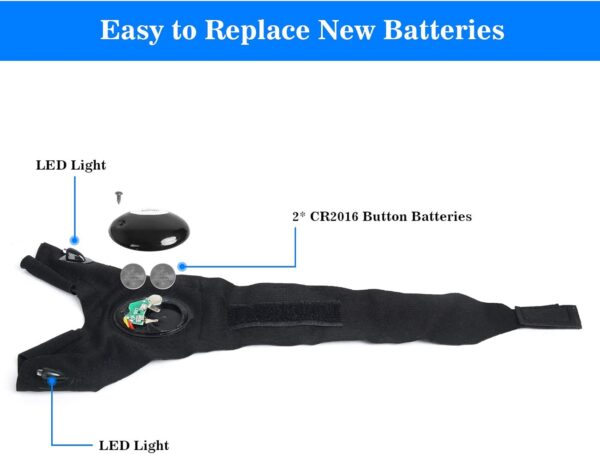 LED Flashlight Gloves, Gifts for Men Him Boyfriend Husband, Cool Gadget Finger Lights Waterproof for Camping Fishing Repairing, Fathers Day Christmas Birthday Gift - Image 8
