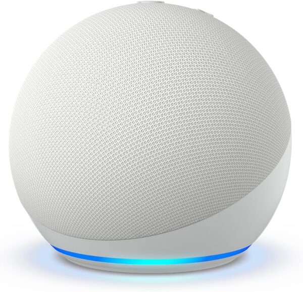 Amazon Echo Dot (newest model), Vibrant sounding Alexa speaker, Great for bedrooms, dining rooms and offices, Glacier White - Image 3