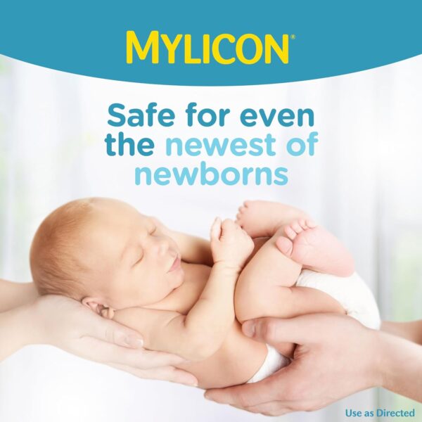 MYLICON Infants Gas Relief Drops for Infants and Babies, Dye Free Formula, 1 Fluid Ounce - Image 4