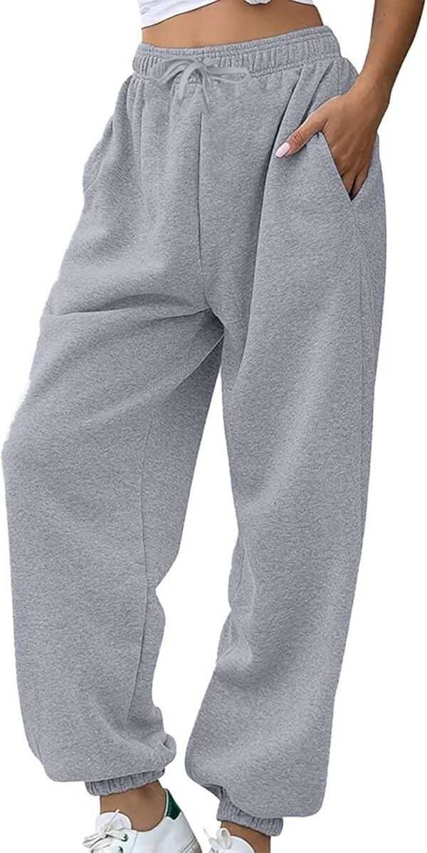 Baggy Sweatpants for Women 2025 Plus Size High Waisted Workout Athletic Joggers Trousers Casual Comfy Sweat Pants - Image 3
