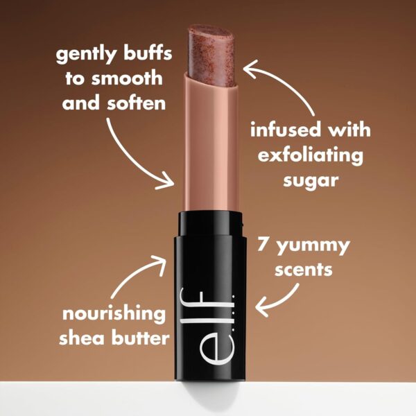 e.l.f. Lip Exfoliator, Moisturizing Scented Lip Scrub For Exfoliating & Smoothing Lips, Infused With Jojoba Oil, Vegan & Cruelty-free, Coconut - Image 5
