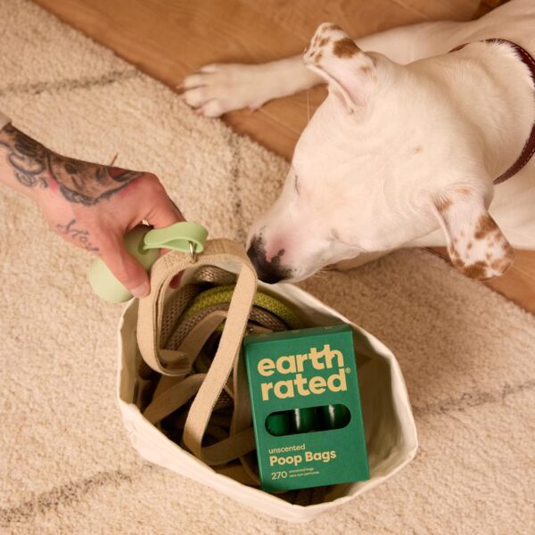 Earth Rated Poop Bags for Dogs, Guaranteed Leak Proof and Extra Thick Waste Bag Refill Rolls, Unscented, 270 Count - Image 9