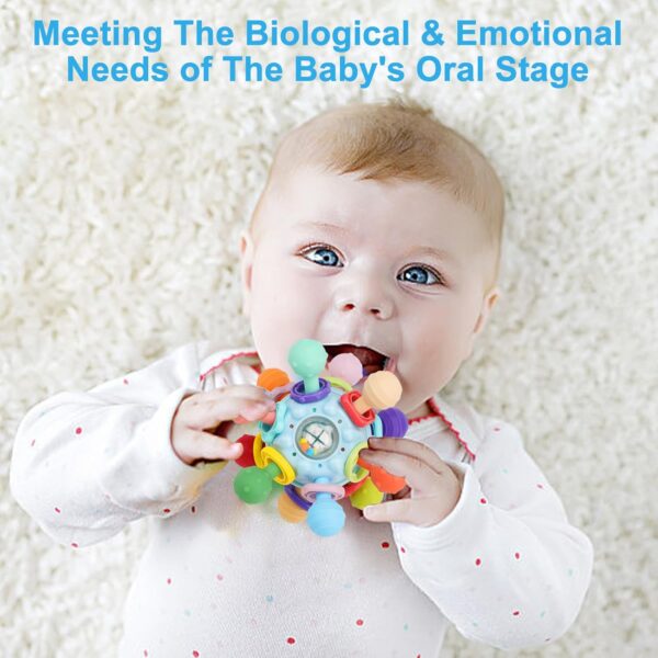 Baby Montessori Sensory Toys for 0-6 6-12 Months, Baby Teether Teething Toys for Babies 0 3 6 9 12 18 Months, Newborn Infant Learning Developmental Toys Gifts for 1 2 Year Old Boys Girls - Image 3