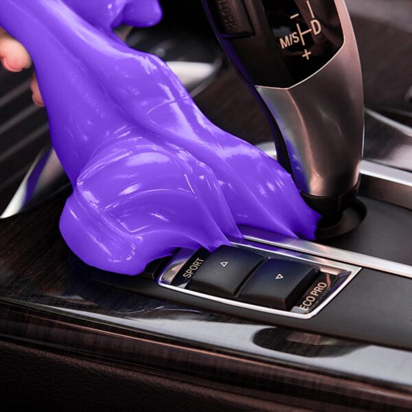 PULIDIKI Car Cleaning Gel Cleaning Putty Car Interior Cleaner Car Detailing Kit Car Cleaning Slime Car Cleaning Supplies Car Accessories Gifts Purple - Image 2