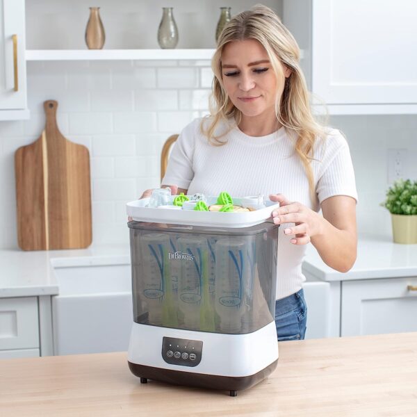 Dr. Brown's All-in-One Sterilizer and Dryer for Baby Bottles, Parts & Other Newborn Essentials - Image 10