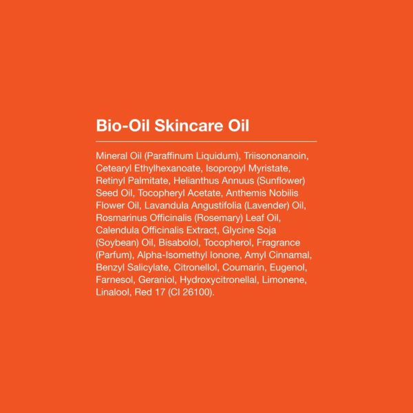 Bio-Oil Skincare Body Oil Serum, Face and Body Moisturizer with Vitamin E & A, for Scars, Stretch Marks, Sensitive Skin, All Skin Types, Dermatologist Recommended, Non-Comedogenic, 6.7 Oz - Image 9