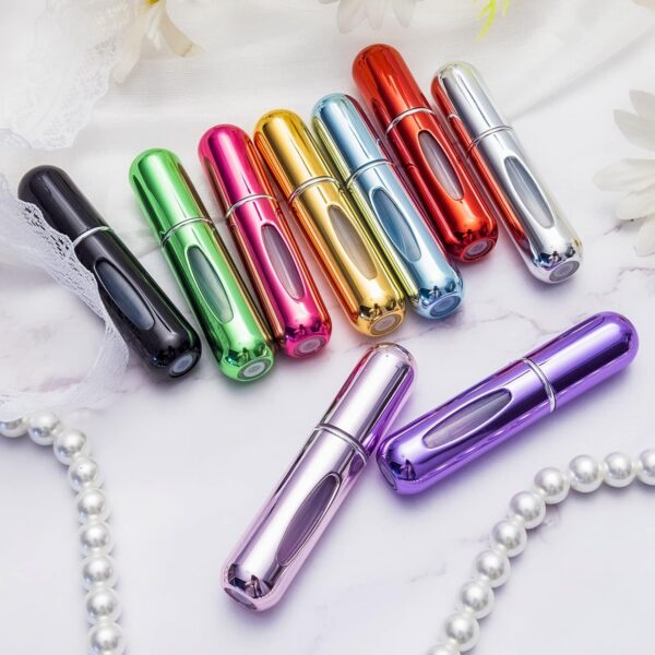Yamadura Mini Refillable Perfume Portable Atomizer Bottle Refillable Perfume Spray, Refill Pump Case for Traveling and Outgoing (5ml, 4 Pack) 4 - Image 3