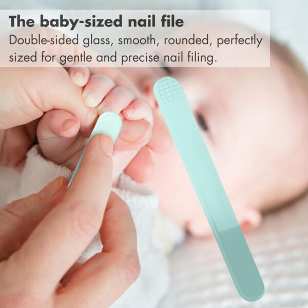 Baby Nail Kit, 4-in-1 Baby Nail Care Set with Cute Case, Baby Nail Clippers, Scissors, Nail File & Tweezers, Baby Manicure Kit and Pedicure kit for Newborn, Infant, Toddler, Kids-Owl Green - Image 5