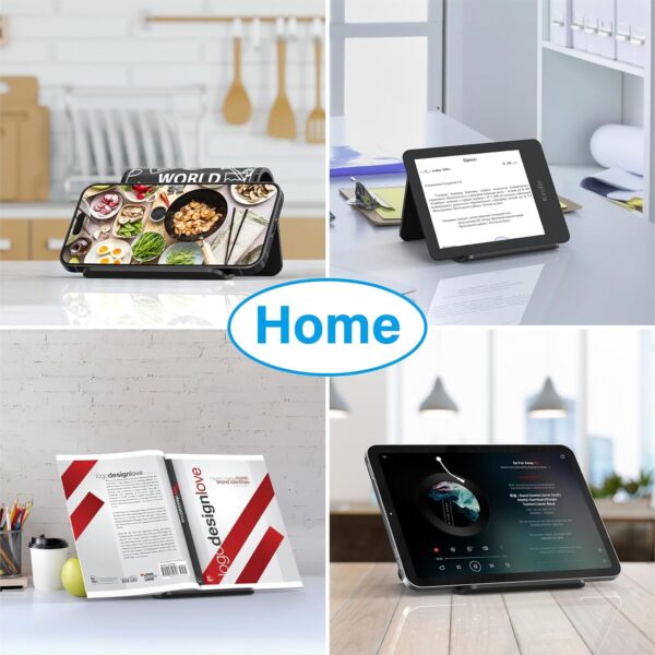 Airplane Phone Holder, Travel Essentials Foldable Travel Phone Stand, Flexible Airplane Tablet Holder for Flying/Desk/Office, Compatible with Tablets, Smartphones - Image 7