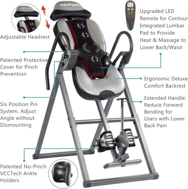 Innova Advanced Heat and Massage Inversion Table - Image 3