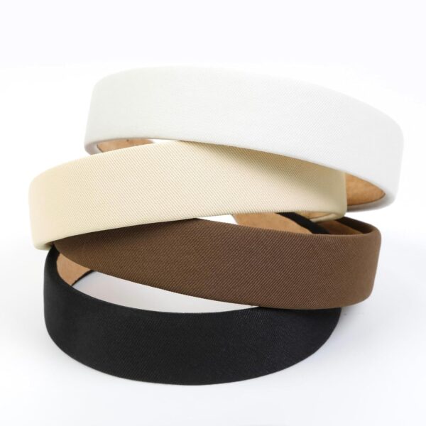 Headbands for Women Non Slip Trendy Headbands for Women’s Hair 1 inch Wide Cute Headband for Girls, Fall Head Bands Elastic Hair Bands for Womens Fashion Accessories for Women 4PCS - Image 3