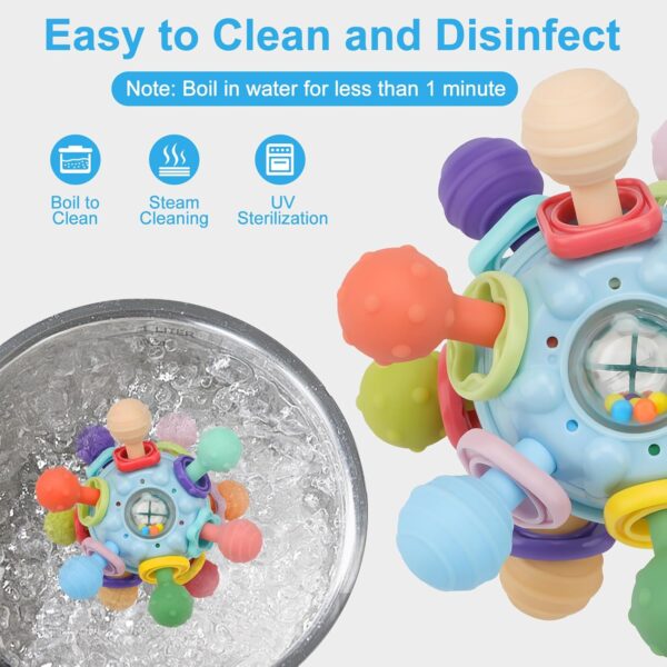 Baby Montessori Sensory Toys for 0-6 6-12 Months, Baby Teether Teething Toys for Babies 0 3 6 9 12 18 Months, Newborn Infant Learning Developmental Toys Gifts for 1 2 Year Old Boys Girls - Image 6