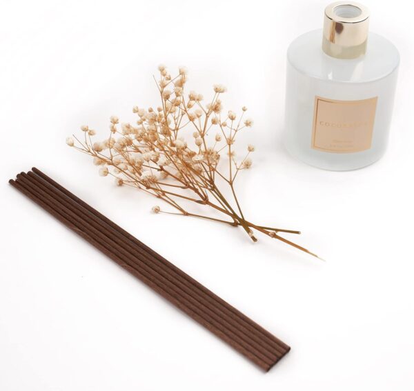 Cocorrína Reed Diffuser Set, 6.7 oz Clean Linen Scented Diffuser with Sticks Home Fragrance Reed Diffuser for Bathroom Shelf Decor - Image 5