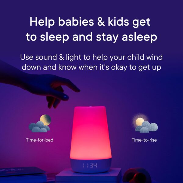 Hatch Rest Baby Sound Machine, Night Light | 2nd Gen | Registry Essential, Sleep Trainer, Routine Builder, Time-to-Rise Alarm Clock, White Noise Soother, Nursery Stories, Toddler Kids Bedroom (Wi-Fi) - Image 4