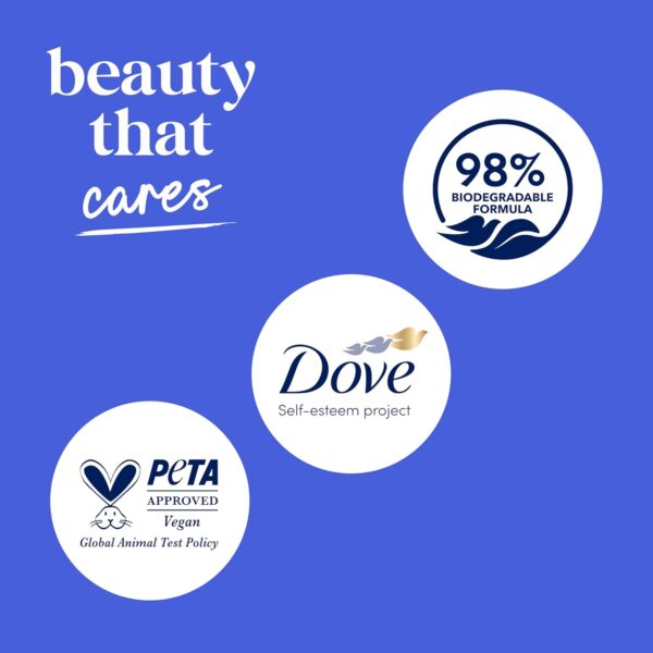 Dove Body Wash with Pump 3 Count Deep Moisture for 24hr Lotion-Soft Skin Moisture Moisturizing Skin Cleanser with No Sulfates No Parabens - Image 12