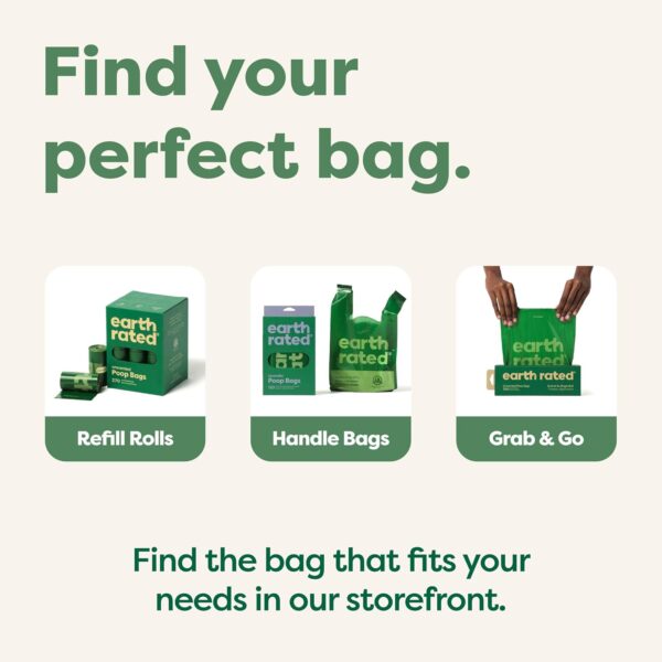 Earth Rated Poop Bags for Dogs, Guaranteed Leak Proof and Extra Thick Waste Bag Refill Rolls, Unscented, 270 Count - Image 7