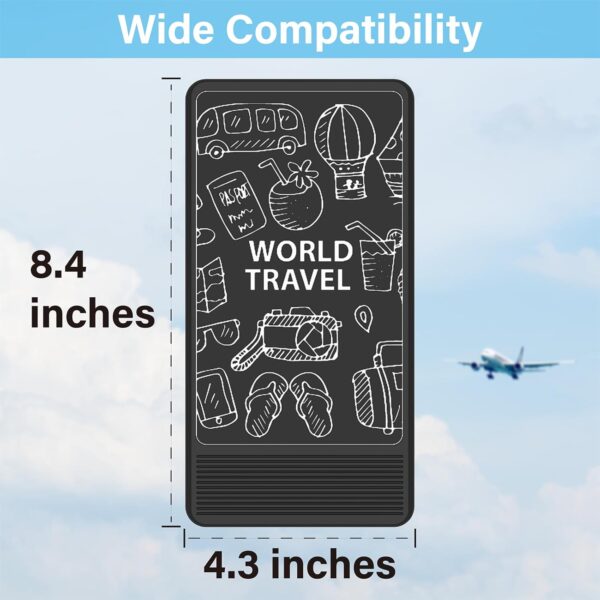 Airplane Phone Holder, Travel Essentials Foldable Travel Phone Stand, Flexible Airplane Tablet Holder for Flying/Desk/Office, Compatible with Tablets, Smartphones - Image 5