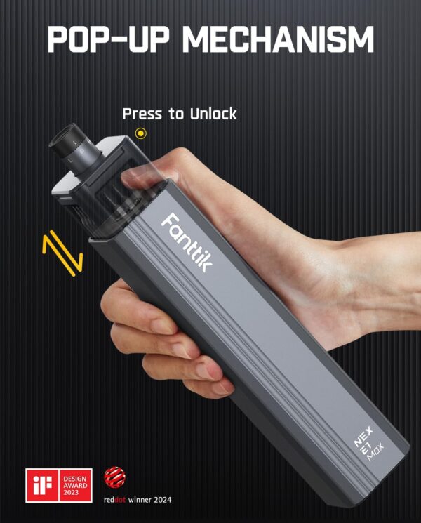 Fanttik E1 Max 3.7V Electric Screwdriver, Mini Precision Screwdriver Set, 50 Magnetic Bits, Magnetic Storage, 5/32‘’Hex, Repair Tool Kit for Electronics Phone Camera Laptop Watch (Grey) - Image 4